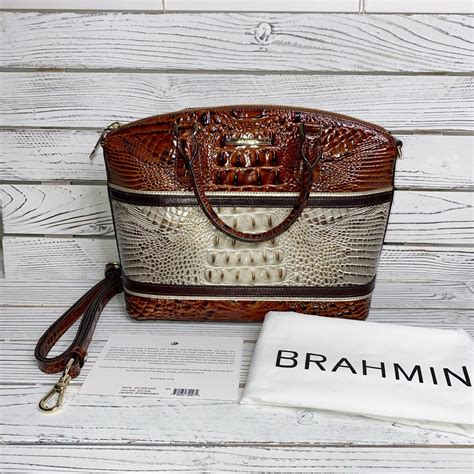 how can you tell a fake brahmin bag|does brahmin cover bags.